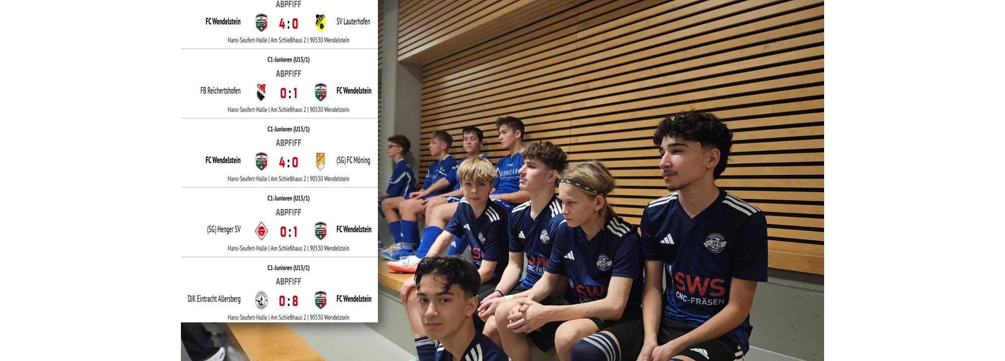 Von der U15 Weihnachtsfeier direkt zur HKM